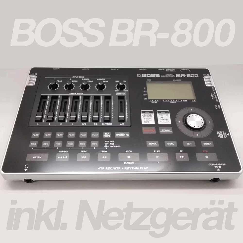 Boss BR-800 Digital Recorder / Multitrack Recorder mit Netzteil
