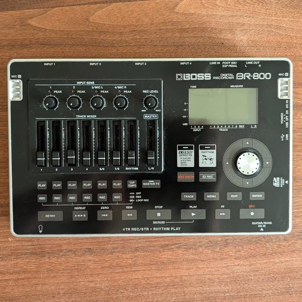 Boss BR-800 Digital Recorder / Multitrack Recorder mit Netzteil