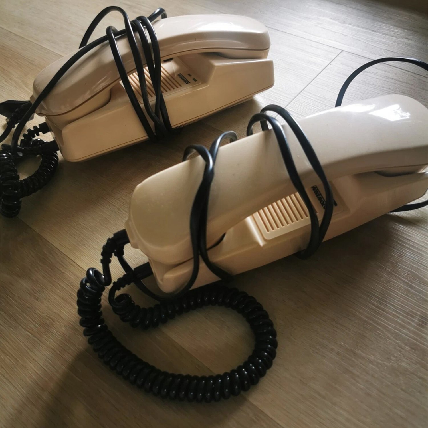 Powerline-Telefone – Vintage – Telefonie über Stromnetz (1 Paar)