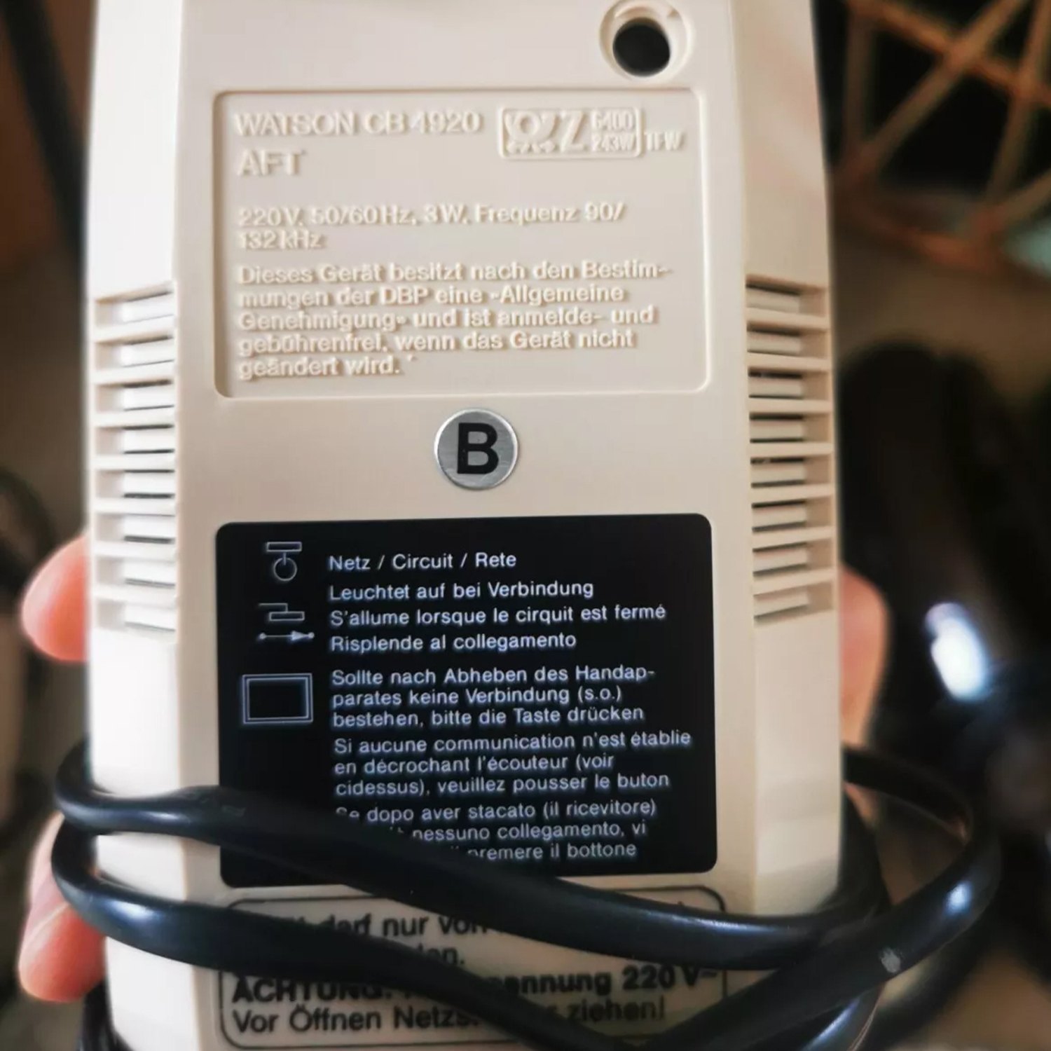 Powerline-Telefone – Vintage – Telefonie über Stromnetz (1 Paar)